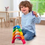 Rainbow puzzle 6pc