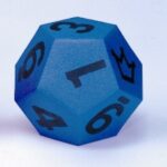 Giant Foam Dice 20cm Blue
