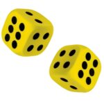 Ζάρια από Φόαμ με Τελείες