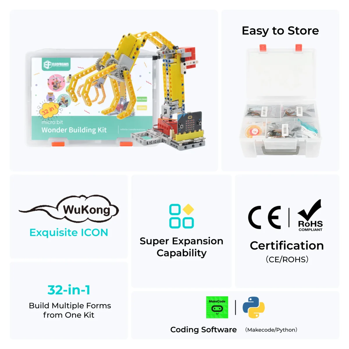 32 IN 1 micro:bit Wonder Building Kit - Image 2