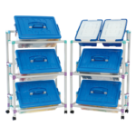 Στήλη με 3 Κουτιά αποθήκευσης