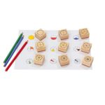 Round Fraction Stamps 9pcs