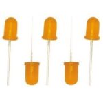 LED 5 mm, Pack of 5, yellow