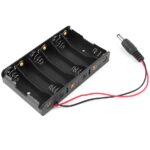 Βάση για Μπαταρίες 6xAA με Jack 5.5×2.1