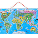 Μαγνητικό Πάζλ Παγκόσμιος Χάρτης