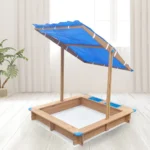 Wooden Children's Sandbox with Canopy - Image 2