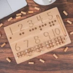 Wooden Number Learning Board