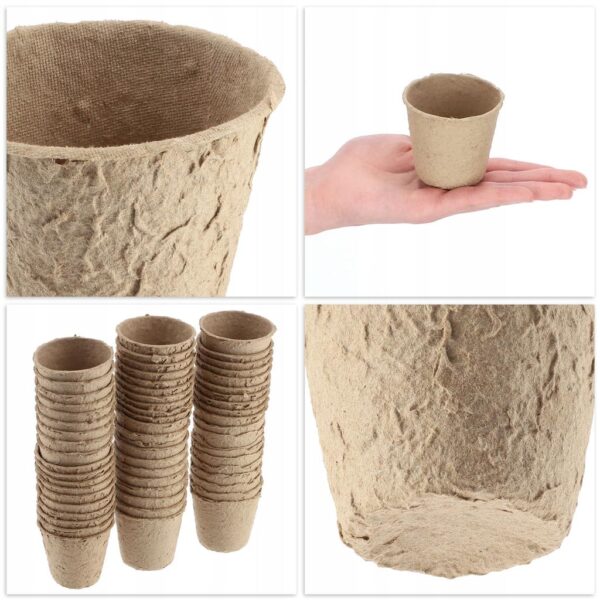 Biodegradable Seedling Pots – Set of 10