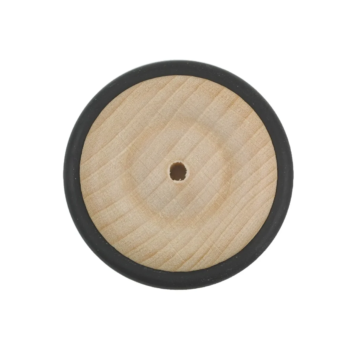 Wooden Wheel 43mm with Tyre - Image 1
