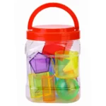 Colorful Transparent 3D Geometric Shapes - Image 3
