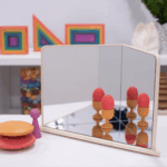 Wooden 4-Way Mirror - Image 9