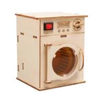 Wooden Washing Machine Kit with Electric Circuit