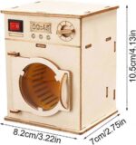 Wooden Washing Machine Kit with Electric Circuit - Image 4