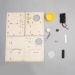 Wooden Washing Machine Kit with Electric Circuit - Image 5