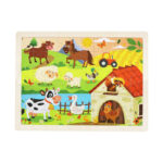 Wooden Jigsaw Puzzle Set for Kids (3 Designs) - Image 2