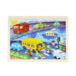 Wooden Jigsaw Puzzle Set for Kids (3 Designs)