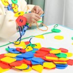 Threading Shapes – Educational Lacing Toy