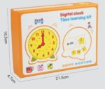 Educational Clock Toy – Digital Clock Time Learning Kit - Image 4