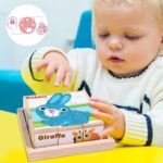 Wooden Animal Puzzle Blocks – Montessori Learning Toy - Image 6