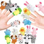 Plush Animal Finger Puppets – 10-Pieces Set