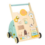 Montessori Wooden Activity Walker – Push & Play Baby Walker