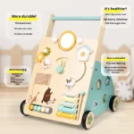 Montessori Wooden Activity Walker – Push & Play Baby Walker - Image 3