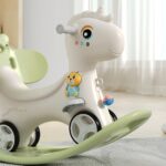 Kids Rocking & Ride-On Unicorn with Push Handle - Image 5