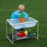Clear Sand & Water Tray with Stand - Image 3