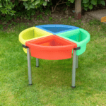 Colour Quadrant Play Trays with Stand – Sensory Play Table - Image 7