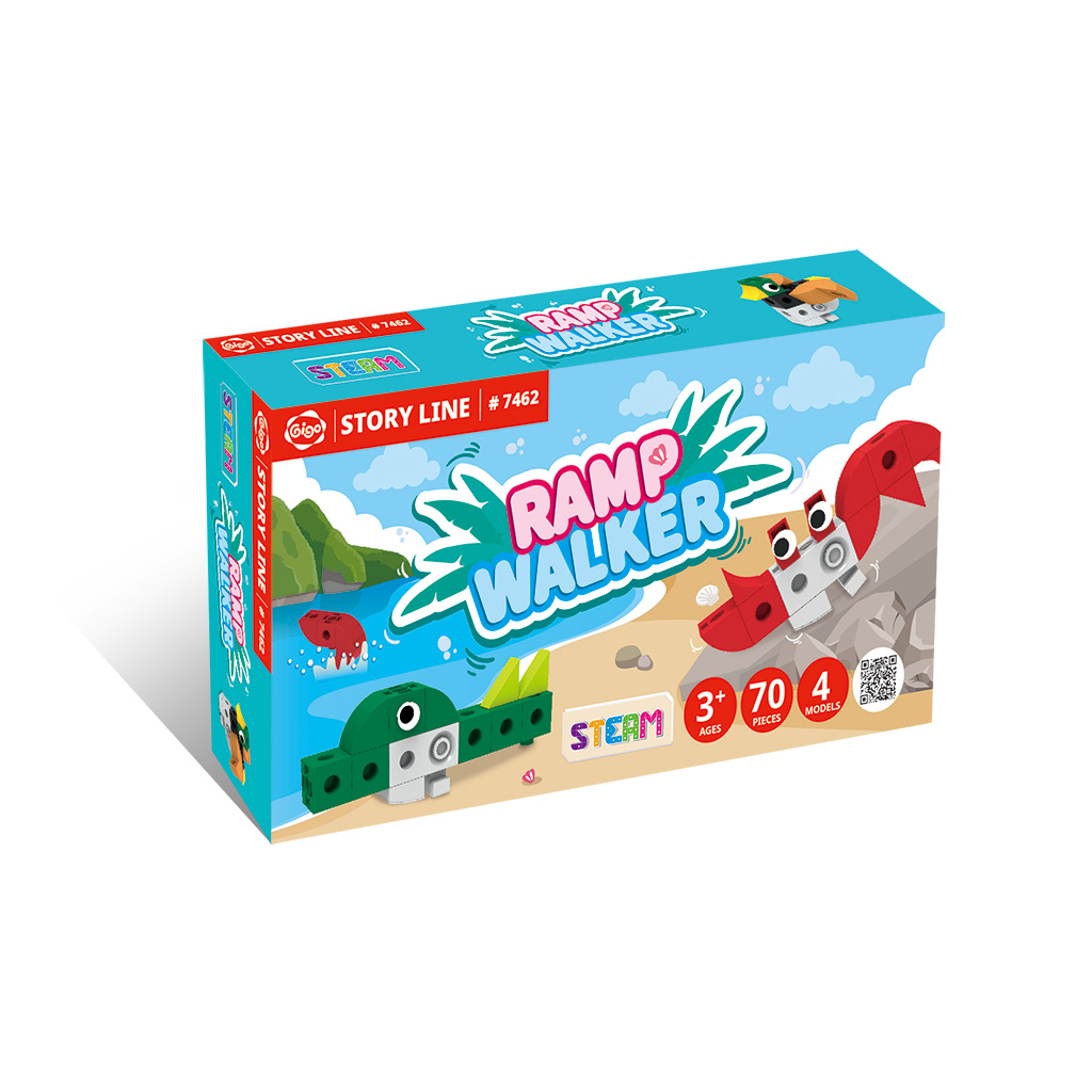 Ramp Walker – STEM Εκπαιδευτικό Σετ Πειραμάτων Κίνησης (70 Τεμάχια) - Image 1
